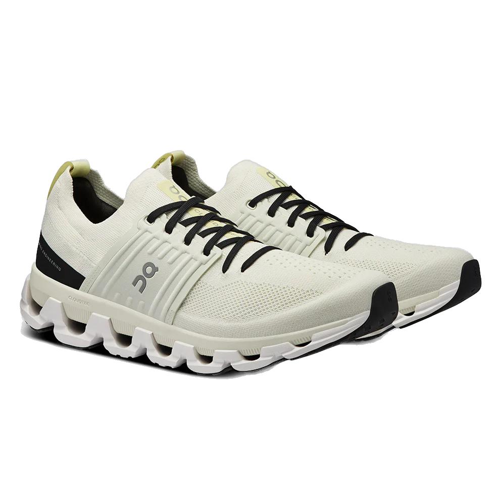 On Running Men's Cloudswift Shoes - Ivory / Black - Image 2