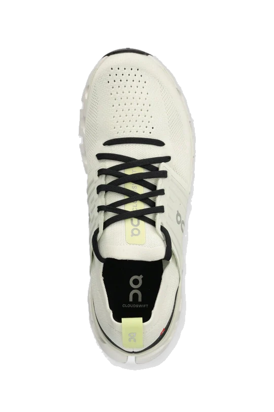 On Running Men's Cloudswift Shoes - Ivory / Black - Image 5