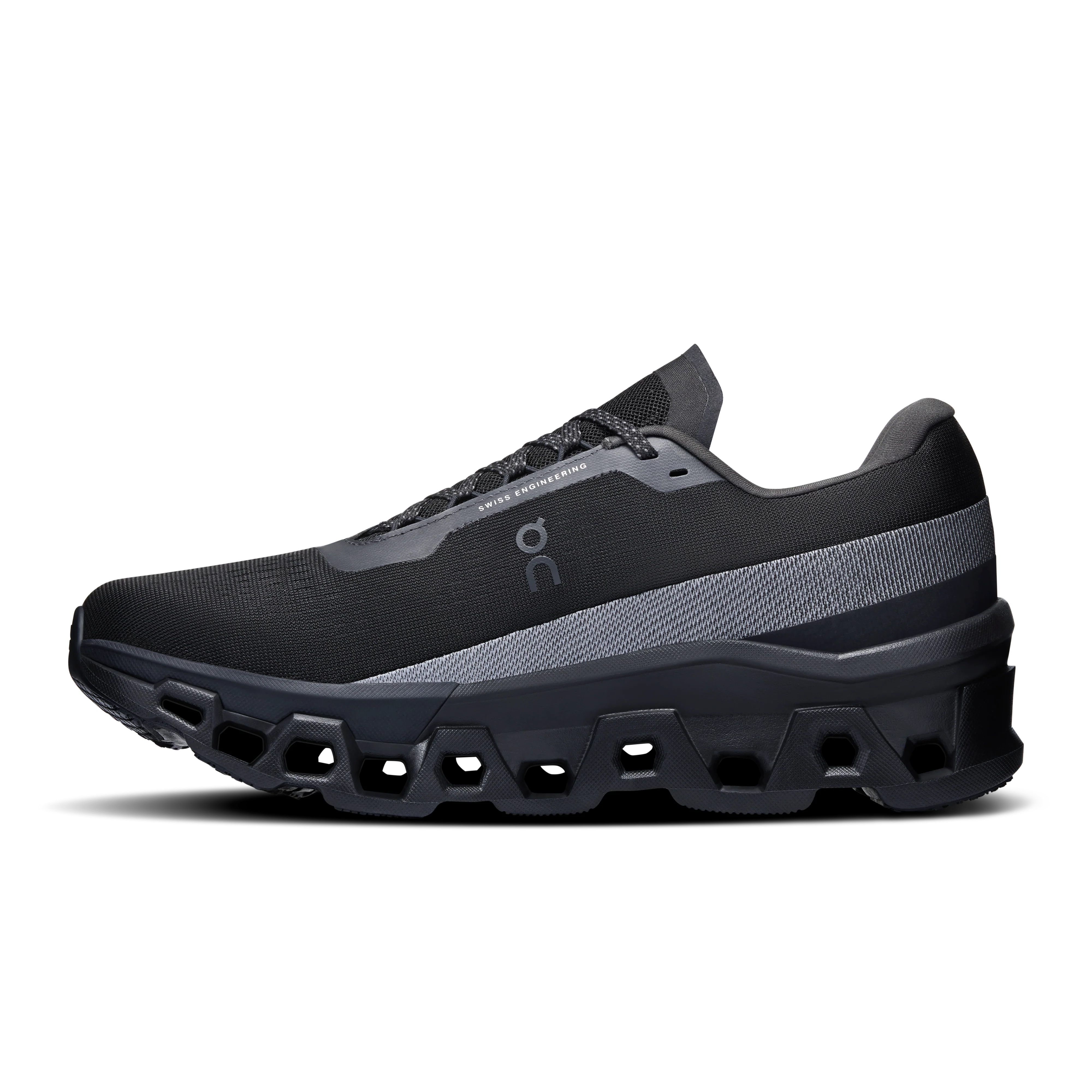 On Running Men's Cloudmonster 2 Shoes - Black / Black - Image 5