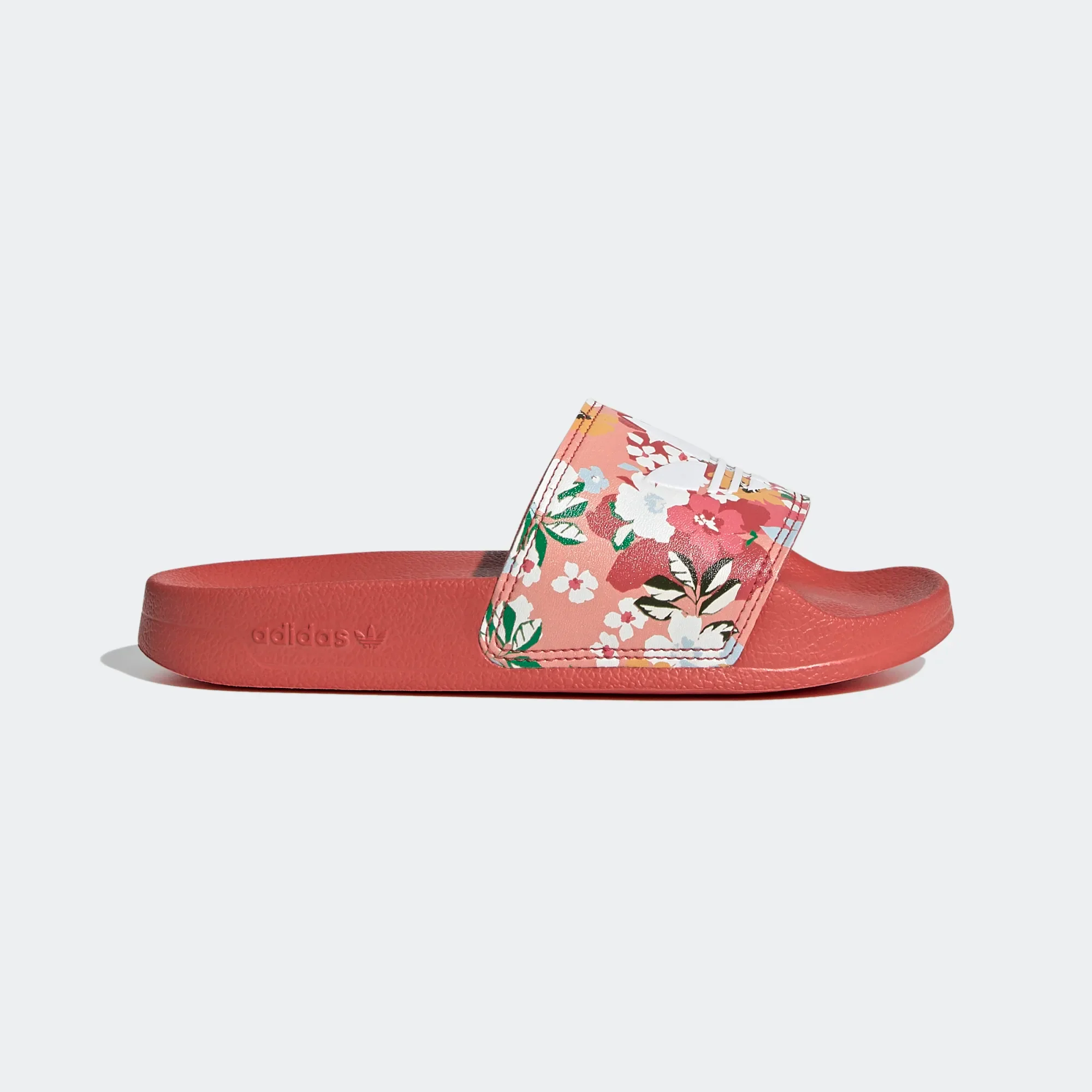 Adidas Kids' Adilette Lite Slides - Hazy Rose / Cloud White - Image 2