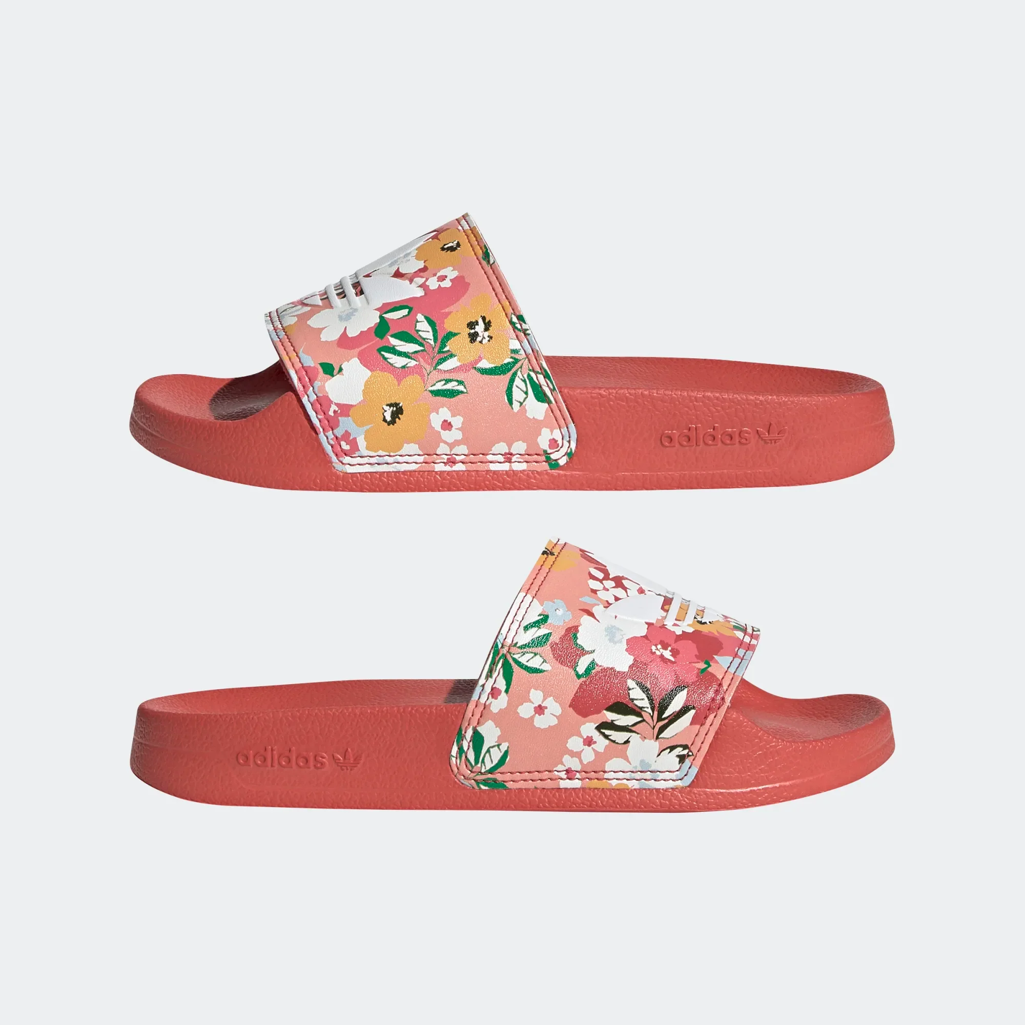 Adidas Kids' Adilette Lite Slides - Hazy Rose / Cloud White - Image 8