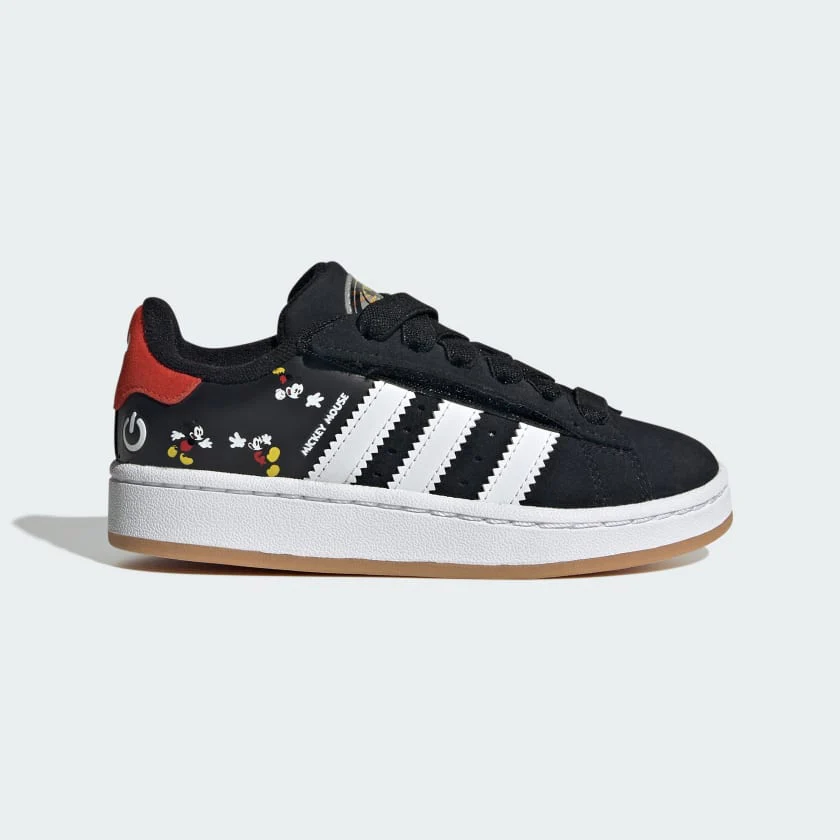 Adidas Kids' Campus 00s Led Lights Shoes - Core Black / Cloud White / Red - Image 5