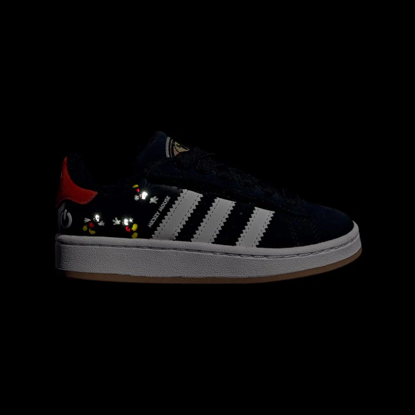 Adidas Kids' Campus 00s Led Lights Shoes - Core Black / Cloud White / Red - Image 7