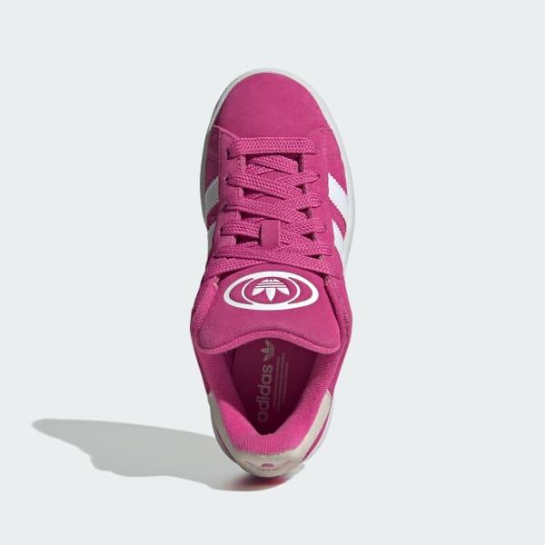 Adidas Kids' Campus 00S Shoes - Semi Lucid Fuchsia / Cloud White / Gum - Image 2