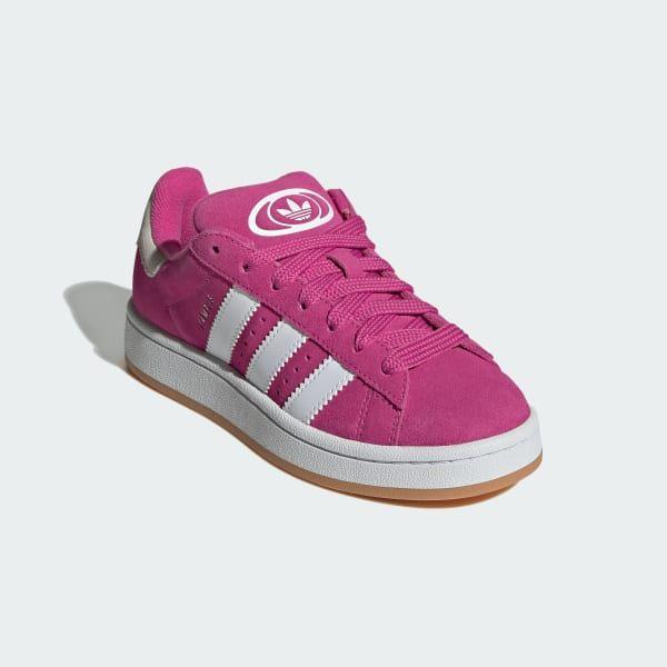 Adidas Kids' Campus 00S Shoes - Semi Lucid Fuchsia / Cloud White / Gum - Image 4