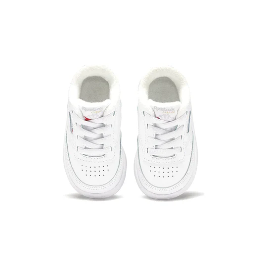 Adidas Kids' Club C Toddler Shoes - All White - Image 5