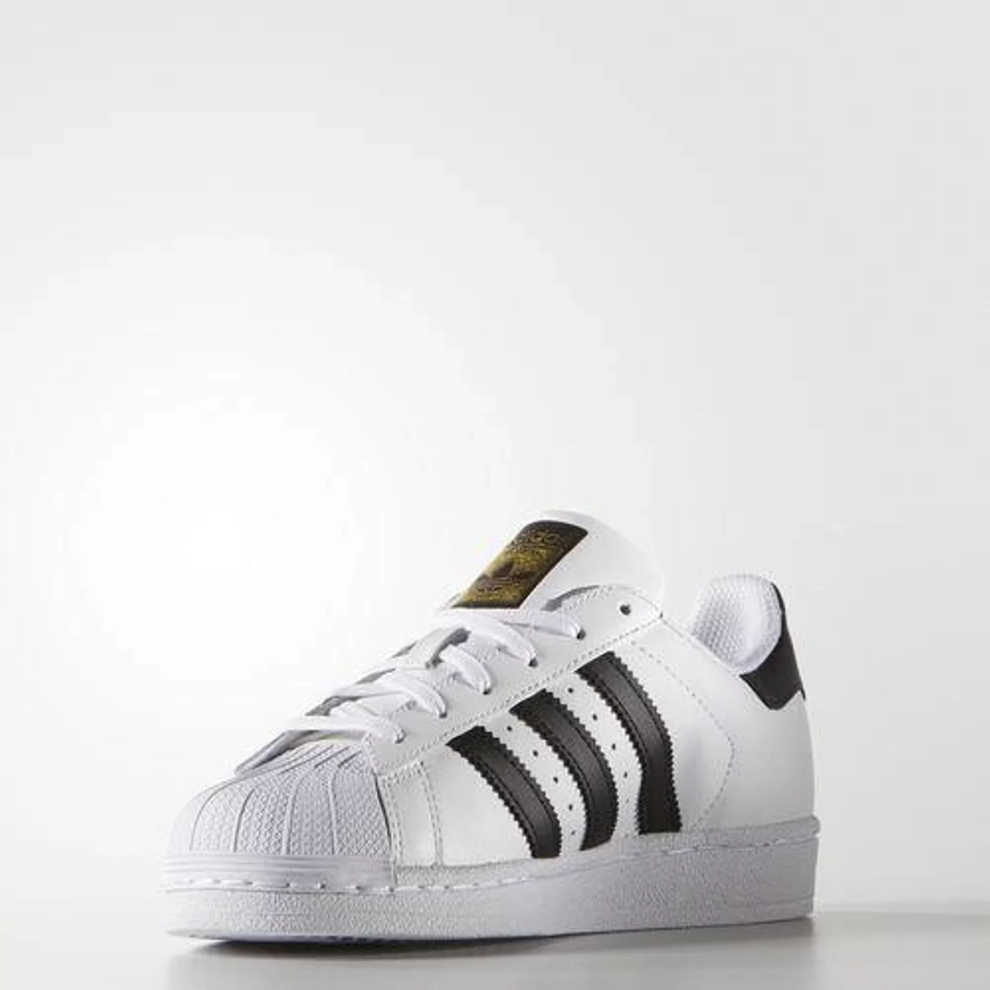 Adidas Kids' Originals Superstar Shoes - White / Black / Gold - Image 5