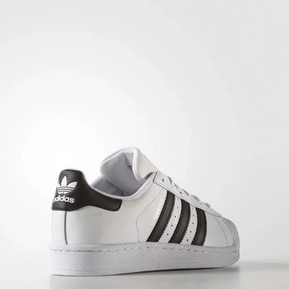 Adidas Kids' Originals Superstar Shoes - White / Black / Gold - Image 6