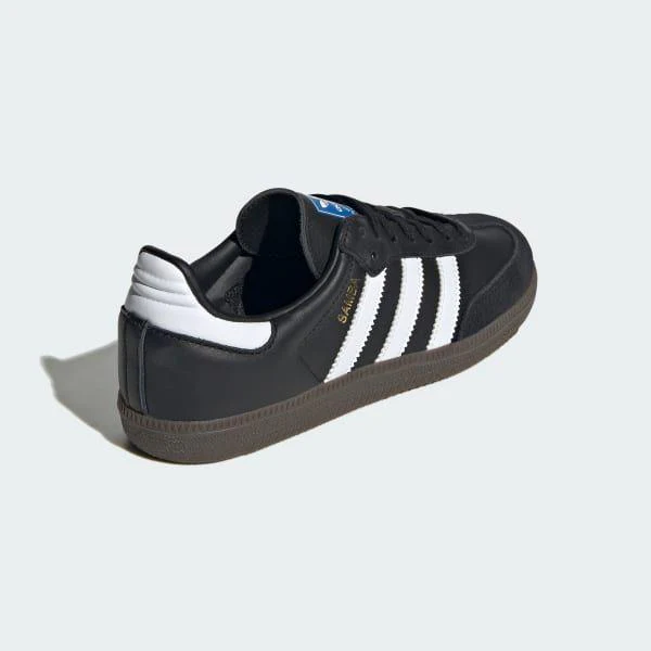 Adidas Kids' Samba OG Shoes - Core Black / Cloud White / Gum - Image 3