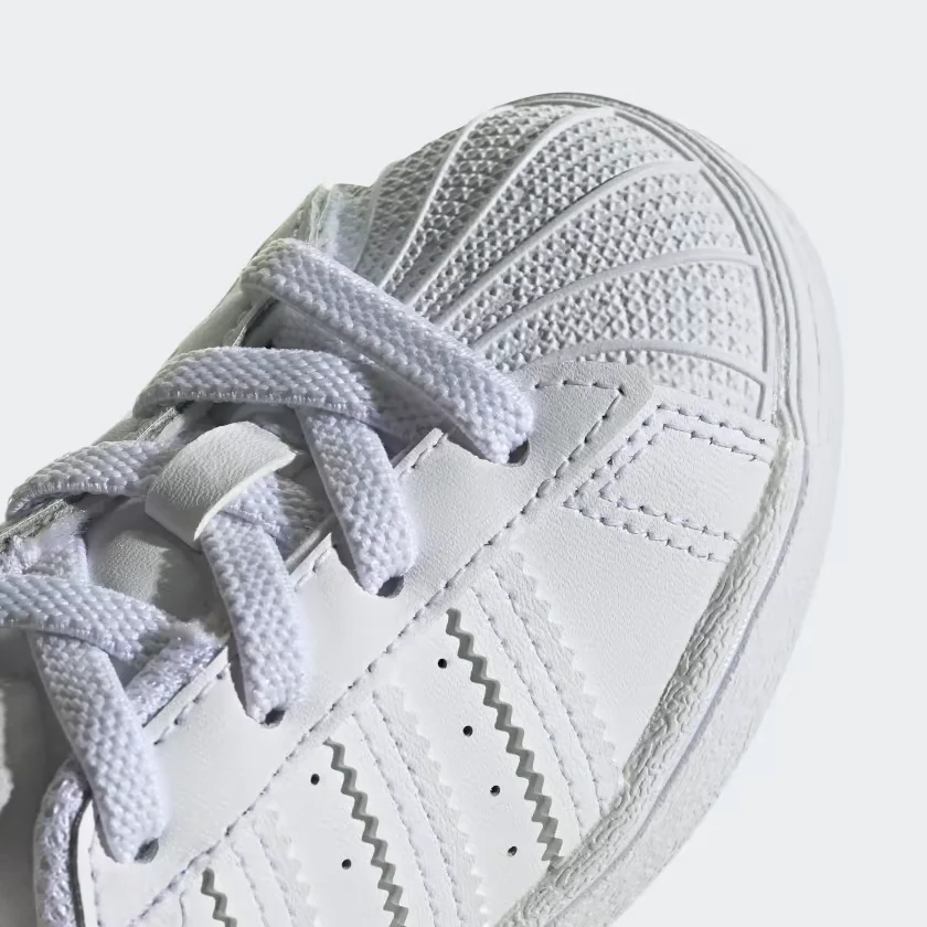 Adidas Kids' Superstar Shoes - All Cloud White - Image 9