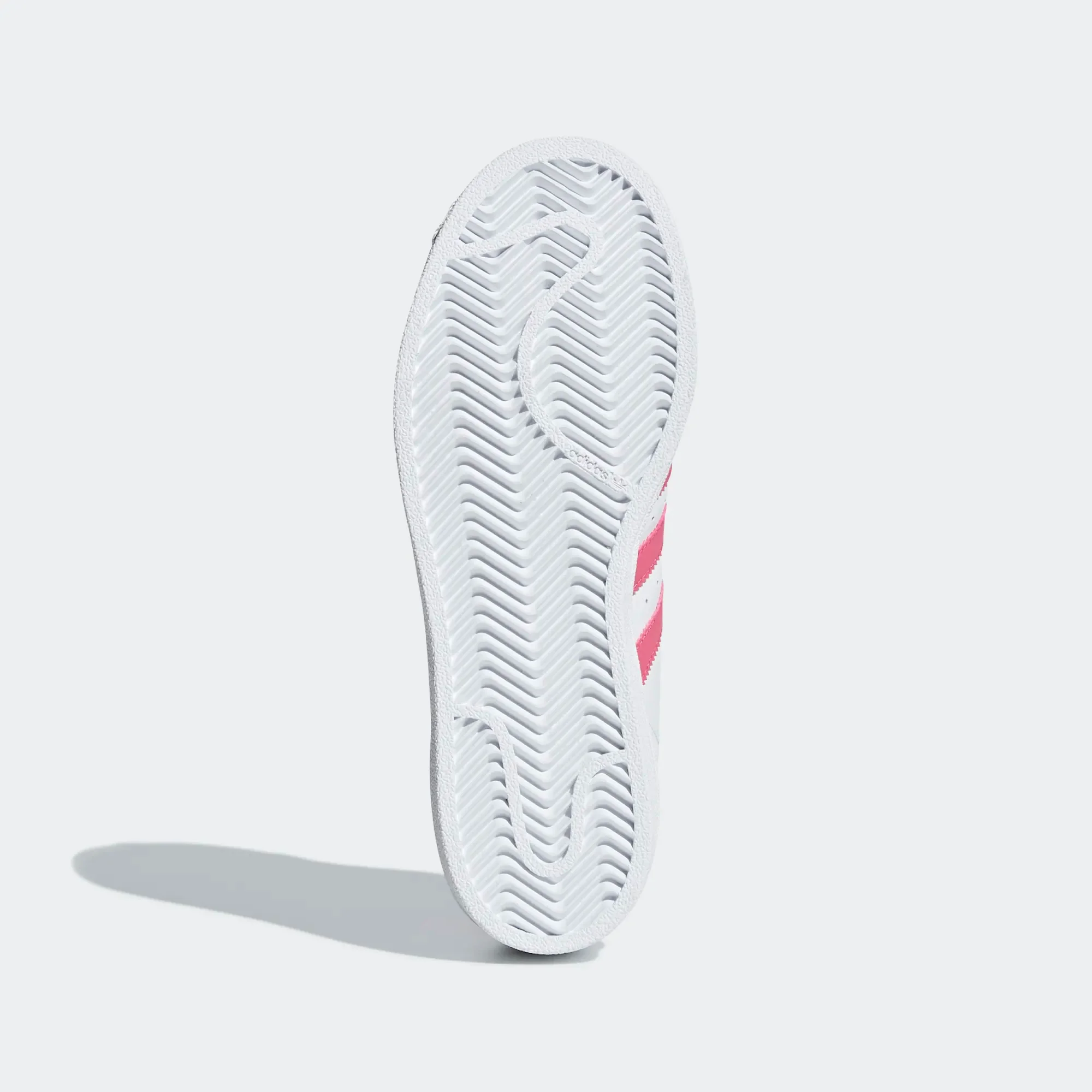 Adidas Kids' Superstar Shoes - Cloud White / Real Pink - Image 4
