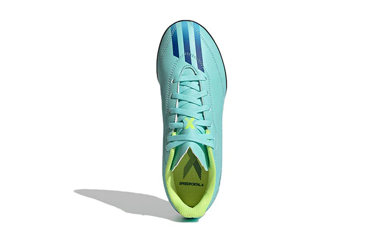 Adidas Kids' X Speed Portal .4 Turf Soccer Shoes - Teal - Image 7