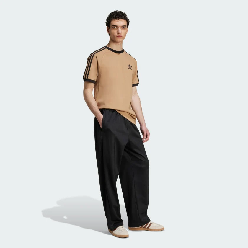 Adidas Men's Adicolor Classics 3-Stripes Tee - Cardboard / Black - Image 2