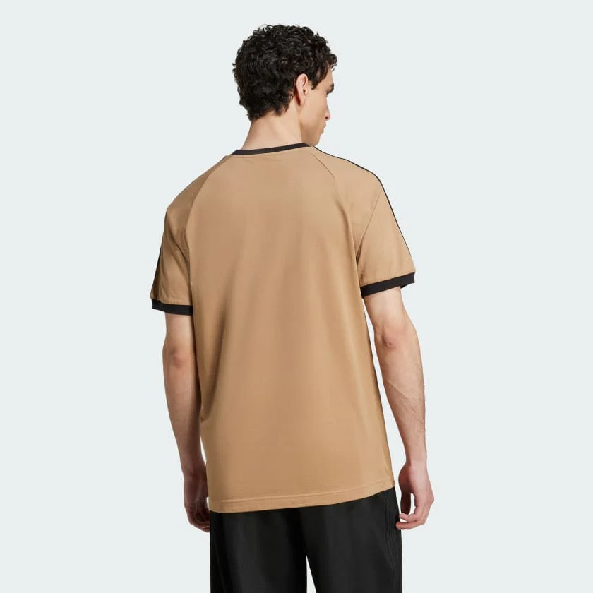 Adidas Men's Adicolor Classics 3-Stripes Tee - Cardboard / Black - Image 5