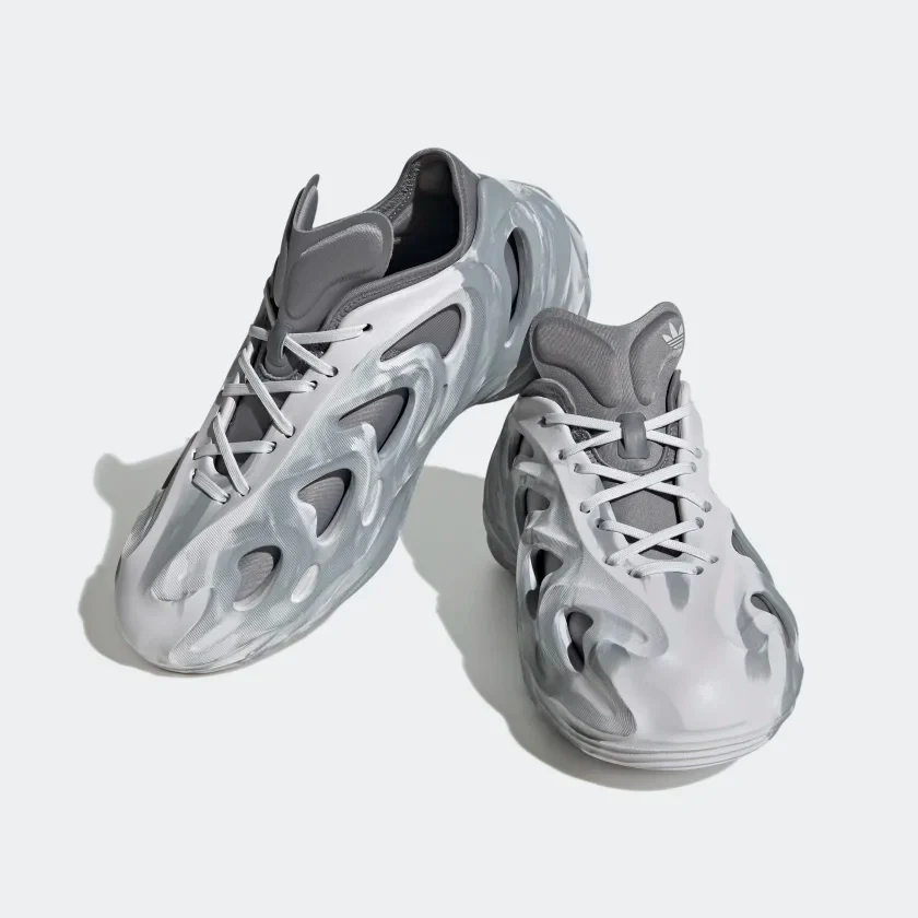 Adidas Men's Adifom Q Shoes - Dash Grey / Light Grey / Bright Royal - Image 5