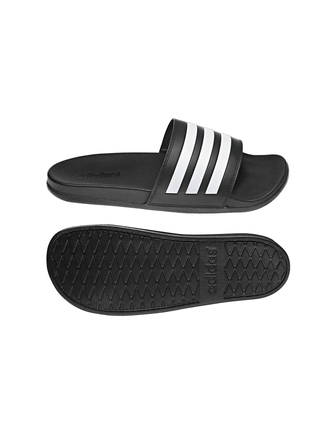 Adidas Men's Adilette Comfort Shoes - Legend Ink / Cloud White - Image 5