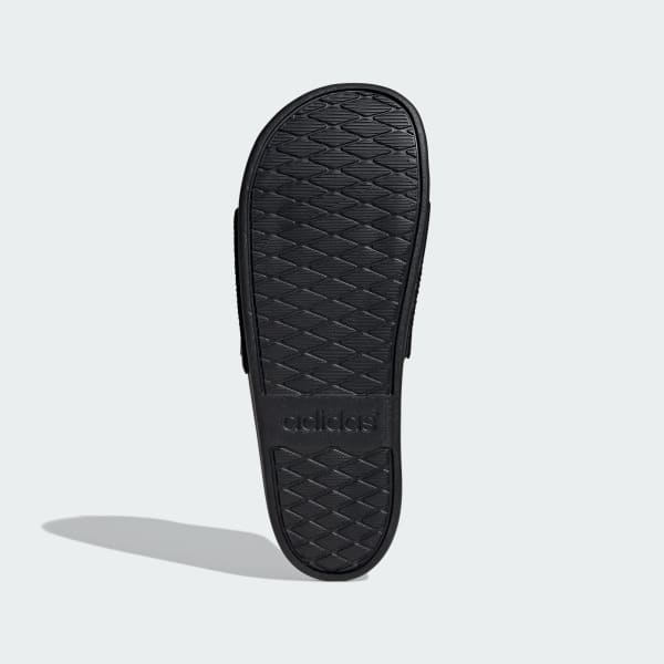 Adidas Men's Adilette Comfort Slides Shoes - Triple Black - Image 5
