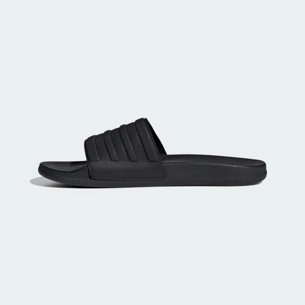Adidas Men's Adilette Comfort Slides Shoes - Triple Black - Image 6