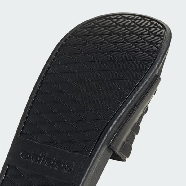 Adidas Men's Adilette Comfort Slides Shoes - Triple Black - Image 8