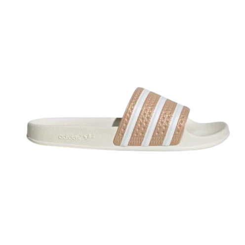 Adidas Men's Adilette Slides - Magic Beige / Cloud White / Off White
