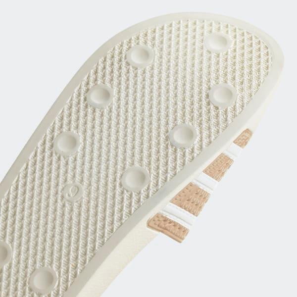 Adidas Men's Adilette Slides - Magic Beige / Cloud White / Off White - Image 11