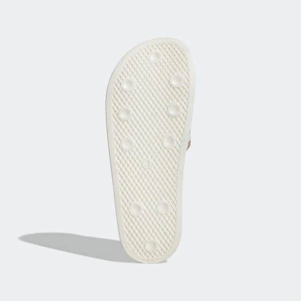 Adidas Men's Adilette Slides - Magic Beige / Cloud White / Off White - Image 4