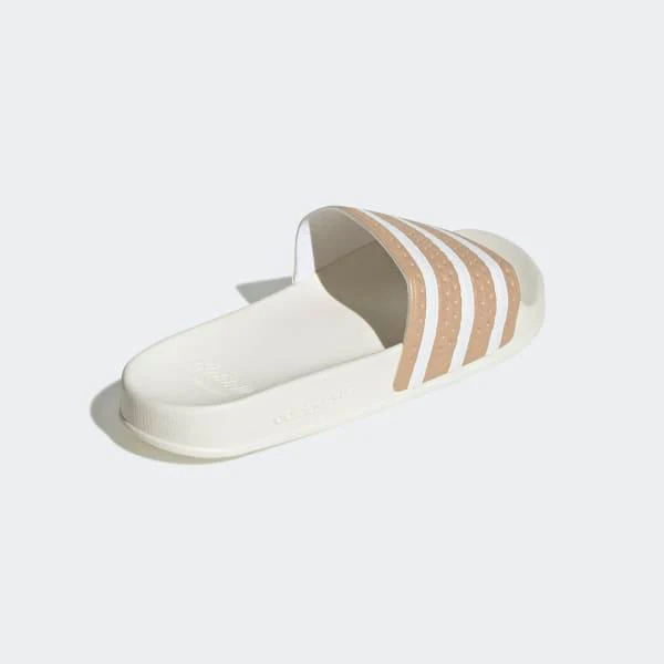 Adidas Men's Adilette Slides - Magic Beige / Cloud White / Off White - Image 6