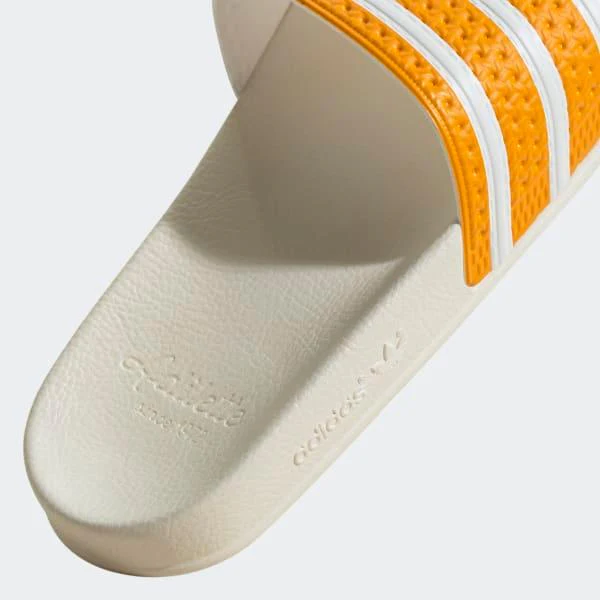 Adidas Men's Adilette Slides - Team College Gold / Cloud White / Off White - Image 8