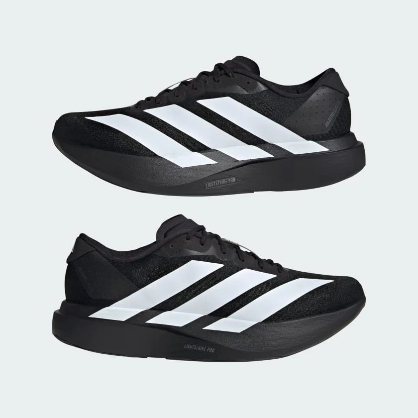 Adidas Men's Adizero Evo Sl Shoes - Core Black / Cloud White - Image 3