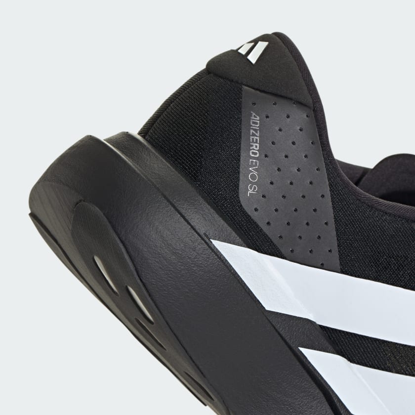Adidas Men's Adizero Evo Sl Shoes - Core Black / Cloud White - Image 7