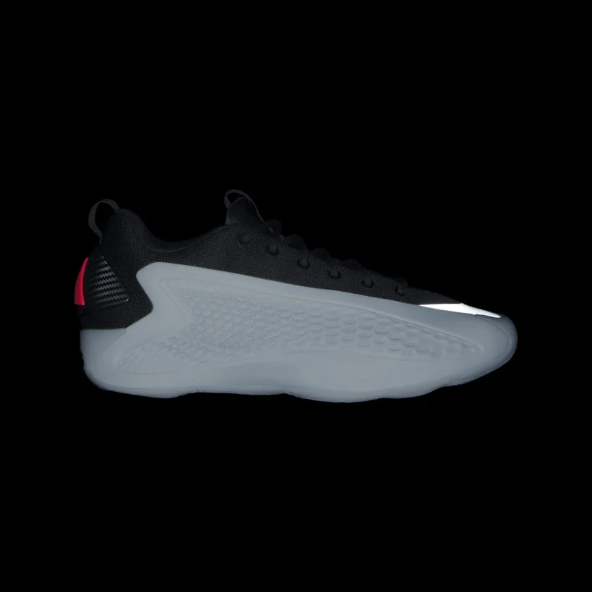 Adidas Men's Ae 1 Low Shoes - Footwear White / Core Black / Lucid Red - Image 3