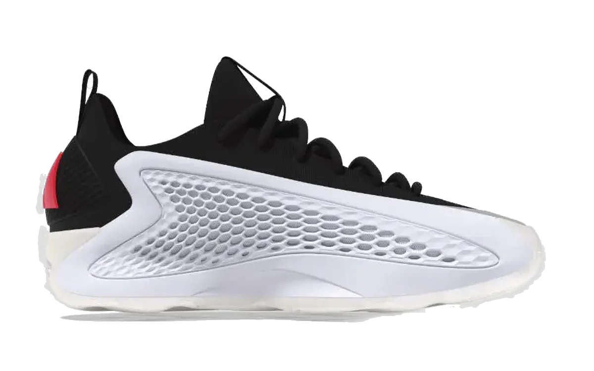 Adidas Men's Ae 1 Low Shoes - Footwear White / Core Black / Lucid Red - Image 5