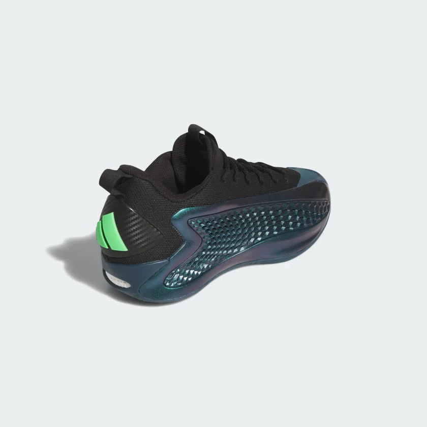 Adidas Men's Anthony Edwards 1 Low Shoes - Arctic Night / Core Black / Scream Green - Image 10