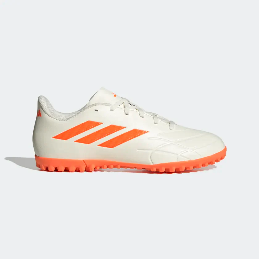 Adidas Men's Copa Pure.4 Turf Cleats - Off White / Solar Orange - Image 3