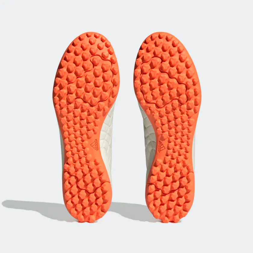 Adidas Men's Copa Pure.4 Turf Cleats - Off White / Solar Orange - Image 5