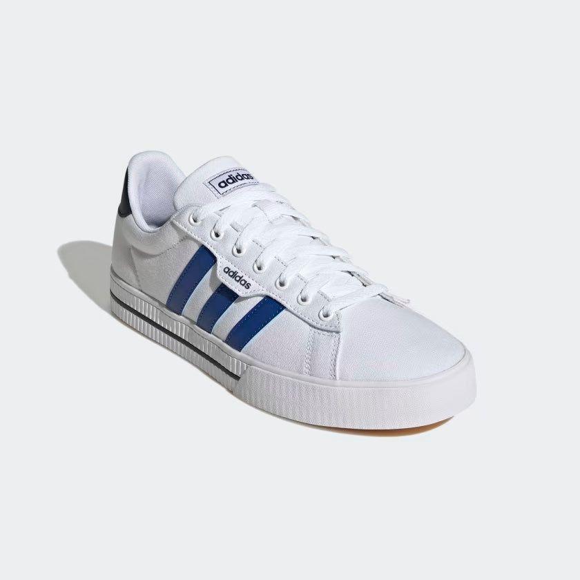 Adidas Men's Daily 3.0 Shoes - Cloud White / Royal Blue / Legend Ink - Image 4