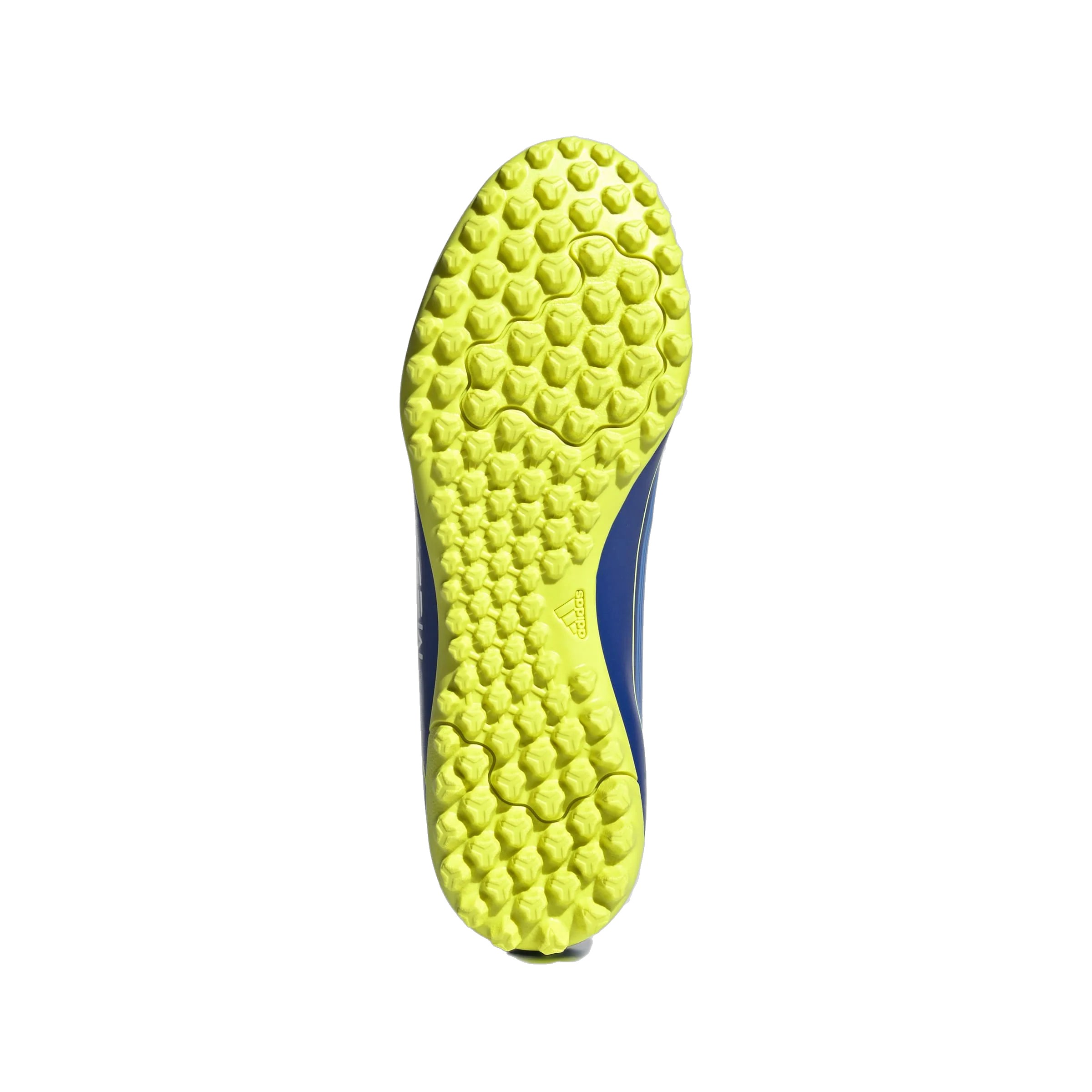 Adidas Men's F50 Messi Club Shoes - Blue / Neon Green - Image 4