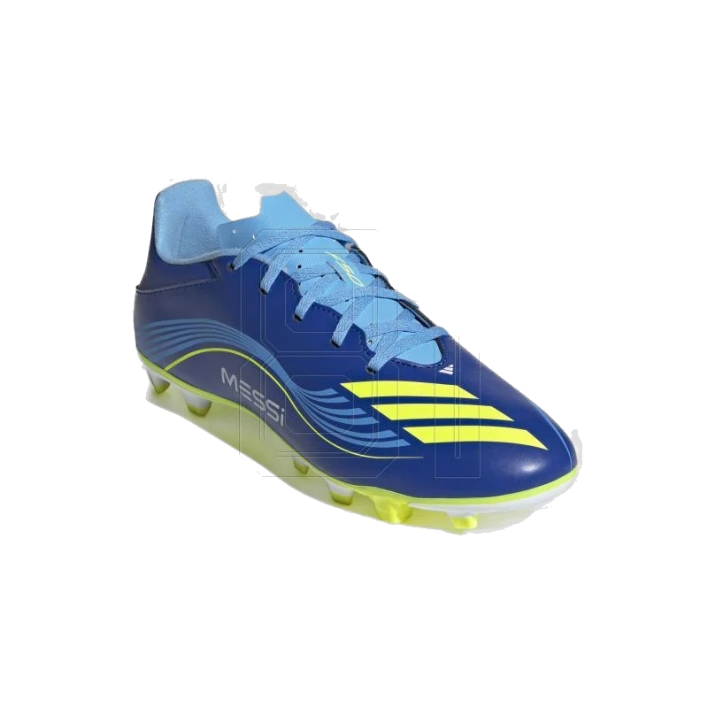 Adidas Men's F50 Messi Club Shoes - Royal Blue / Solar Yellow / Semi Blue Burst - Image 2