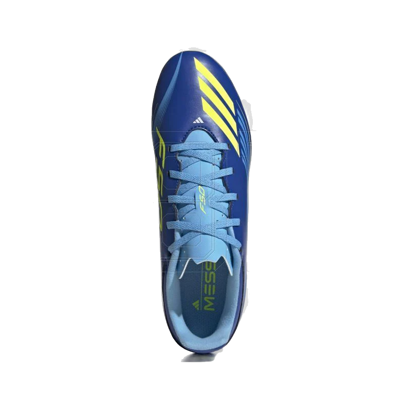 Adidas Men's F50 Messi Club Shoes - Royal Blue / Solar Yellow / Semi Blue Burst - Image 5