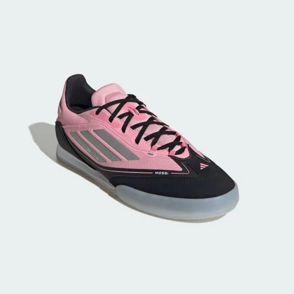 Adidas Men's F50 Messi Freestyle Soccer Shoes - Light Pink / Silver Metallic / Core Black - Image 5