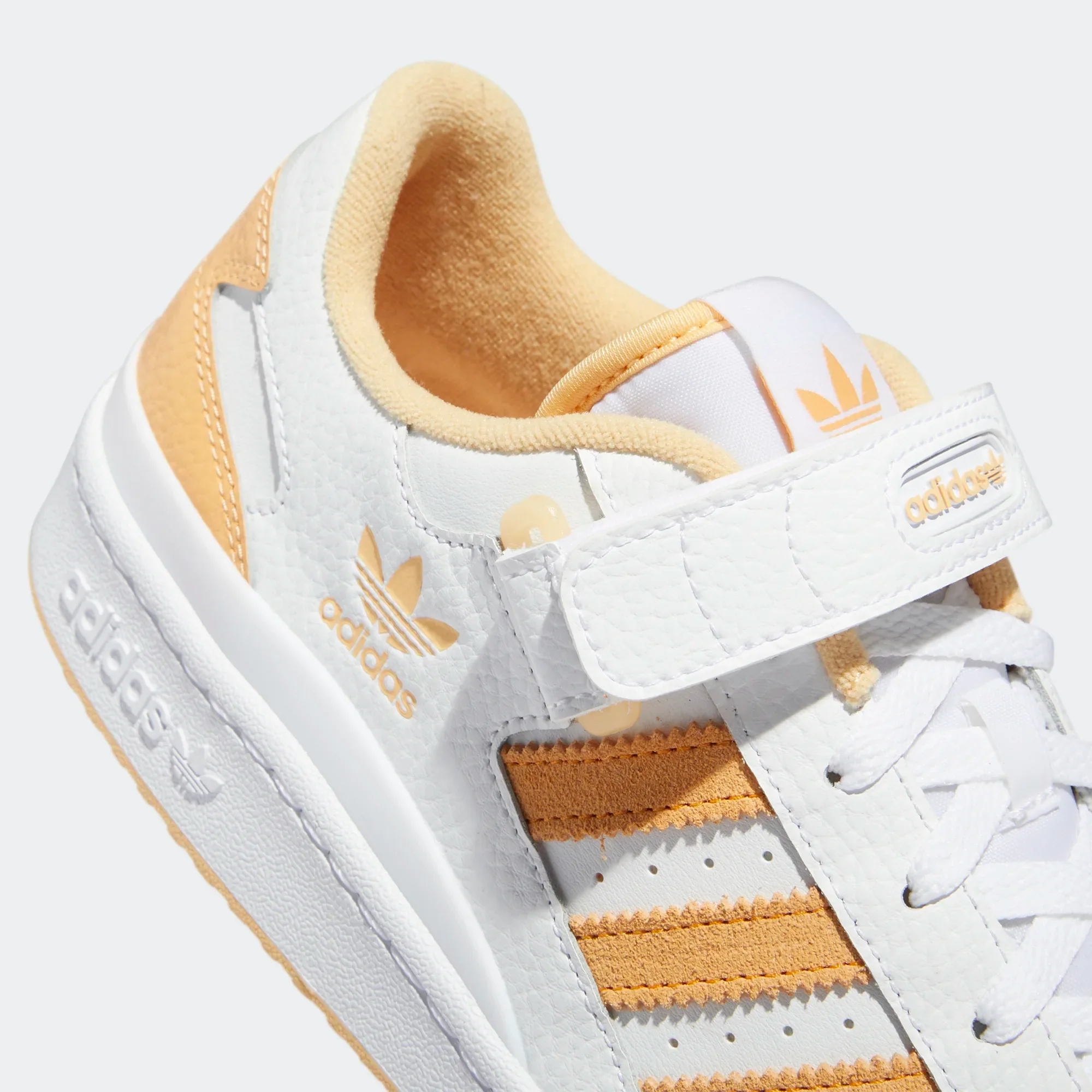 Adidas Men's Forum Low Shoes - Cloud White / Pulse Amber / Orange Rush - Image 10