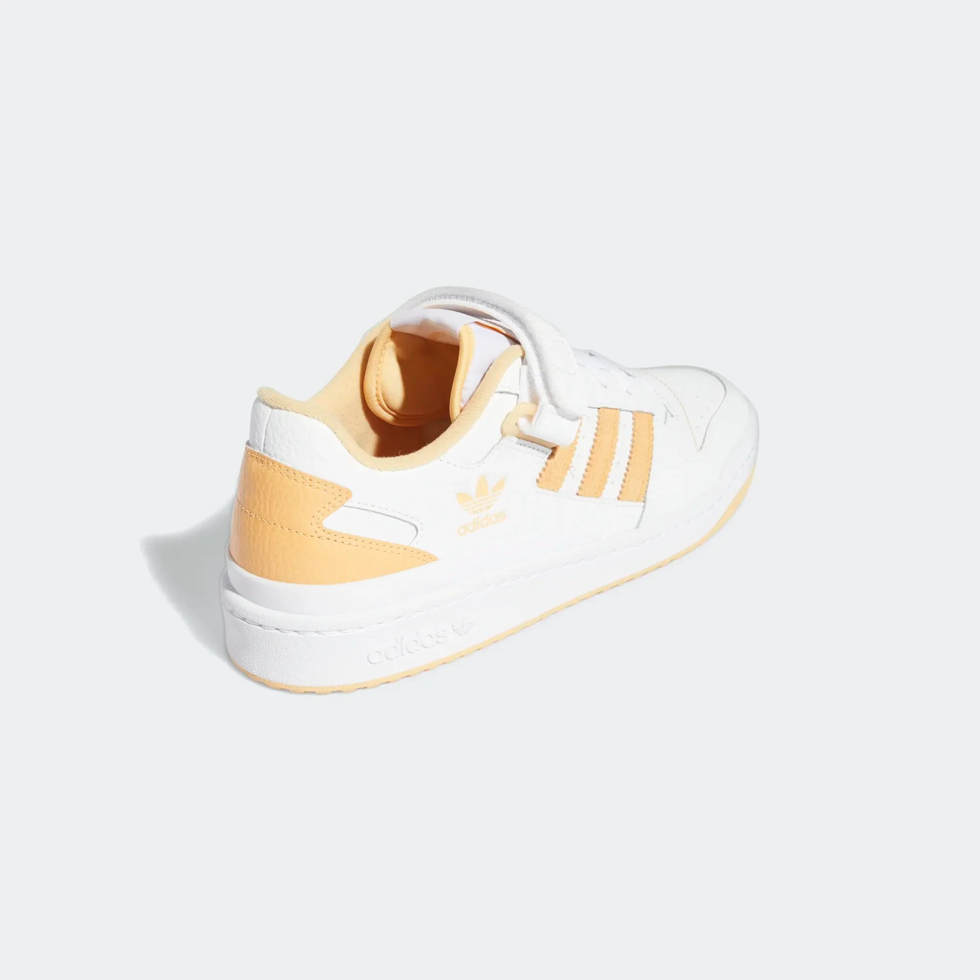 Adidas Men's Forum Low Shoes - Cloud White / Pulse Amber / Orange Rush - Image 6