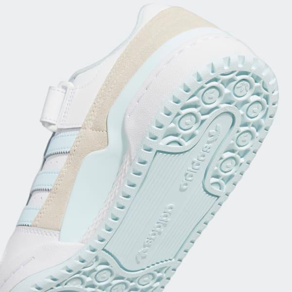 Adidas Men's Forum Low - White / Almost Blue / Chalk White - Image 9