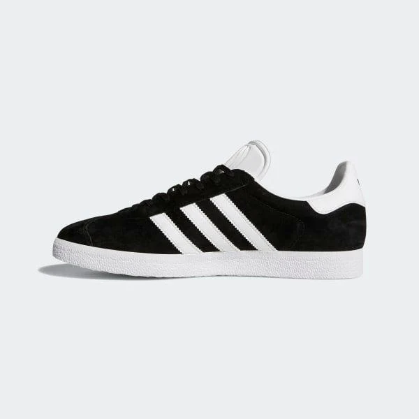 Adidas Men's Gazelle Shoes - Core Black / White / Gold Metallic - Image 6