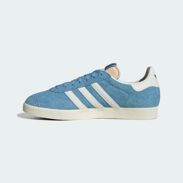 Adidas Men's Gazelle Shoes - Light Blue / Off White / Cream White - Image 7