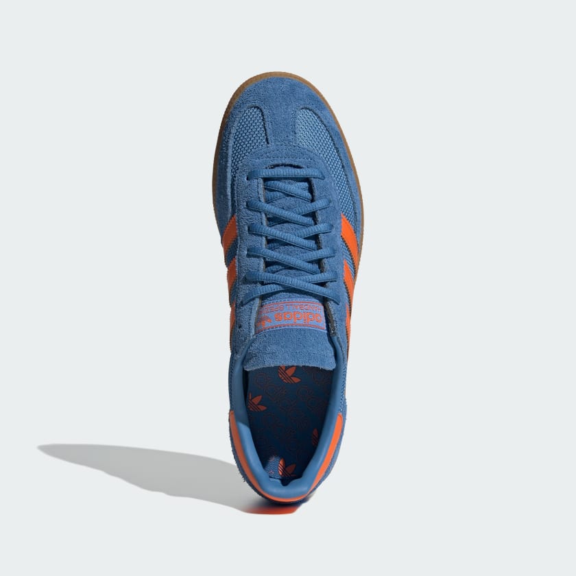 Adidas Men's Handball Spezial Shoes - Focus Blue / Orange / Gum - Image 3