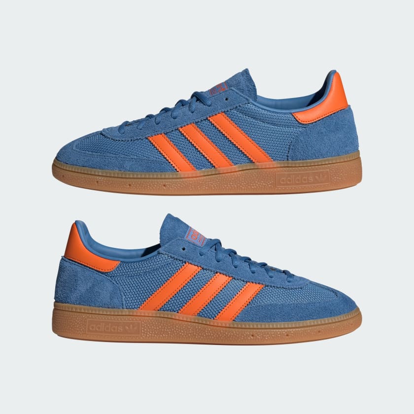 Adidas Men's Handball Spezial Shoes - Focus Blue / Orange / Gum - Image 8
