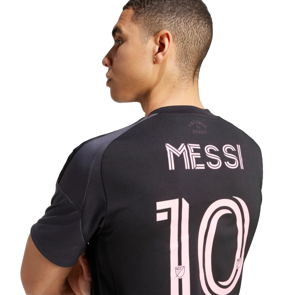 Adidas Men's Inter Miami Cf 25/26 Messi Away Jersey Apparel - Black - Image 3