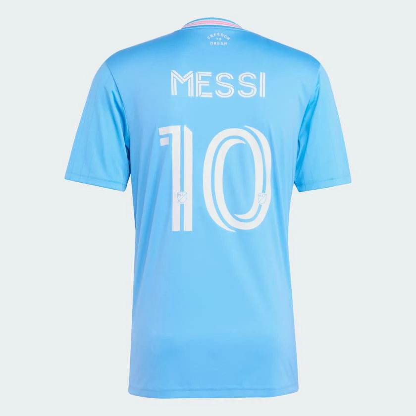 Adidas Men's Inter Miami CF 25/26 Third Messi Jersey - Semi Blue Burst - Image 4