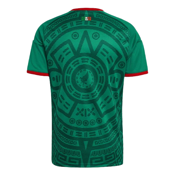 Adidas Men's Mexico 26 Home Jersey Apparel - Bold Green - Image 2